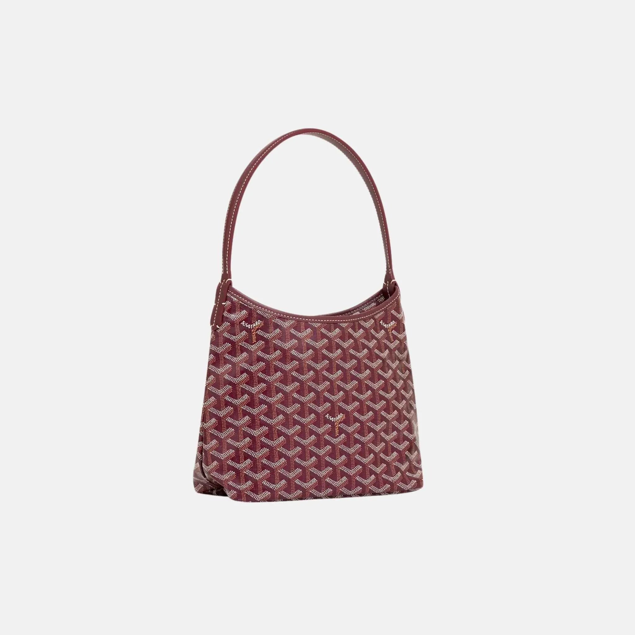 Goyard Hobo Boheme Mini Bag, Burgundy