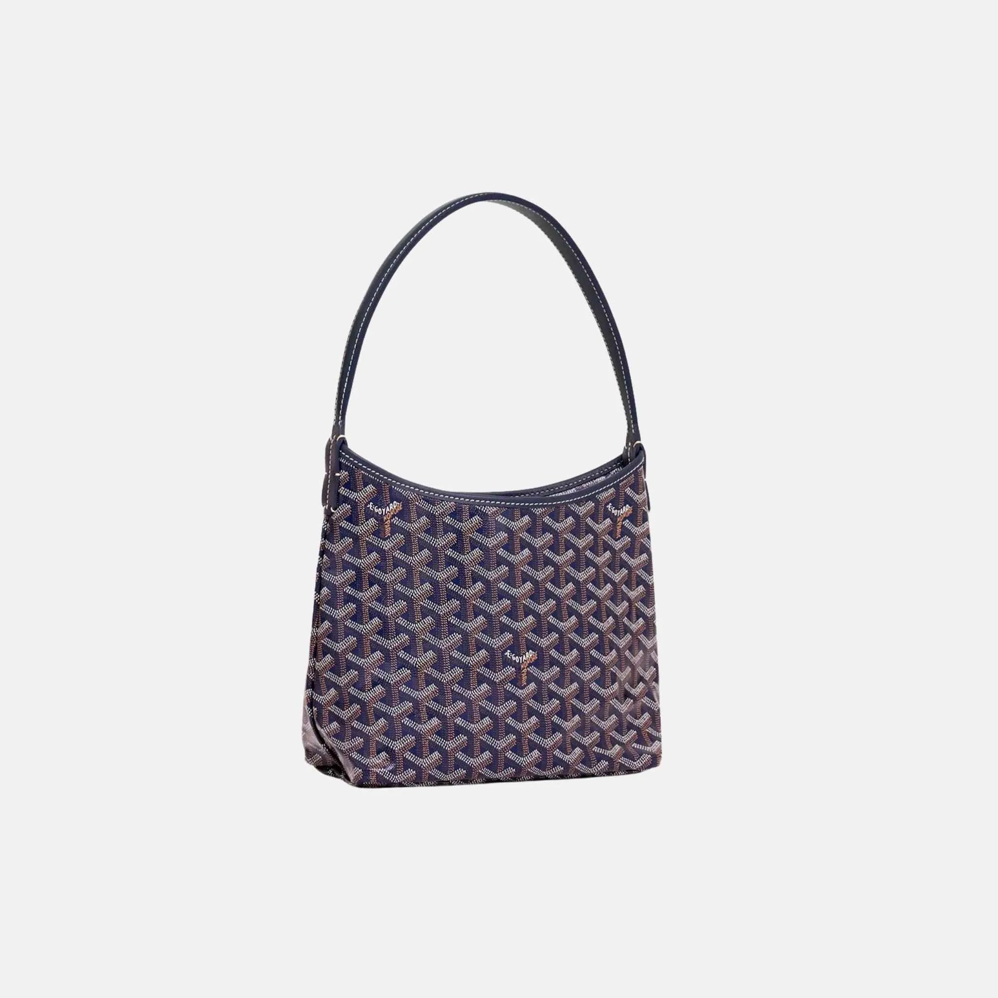 Goyard Hobo Boheme Mini Bag, Navy  Blue