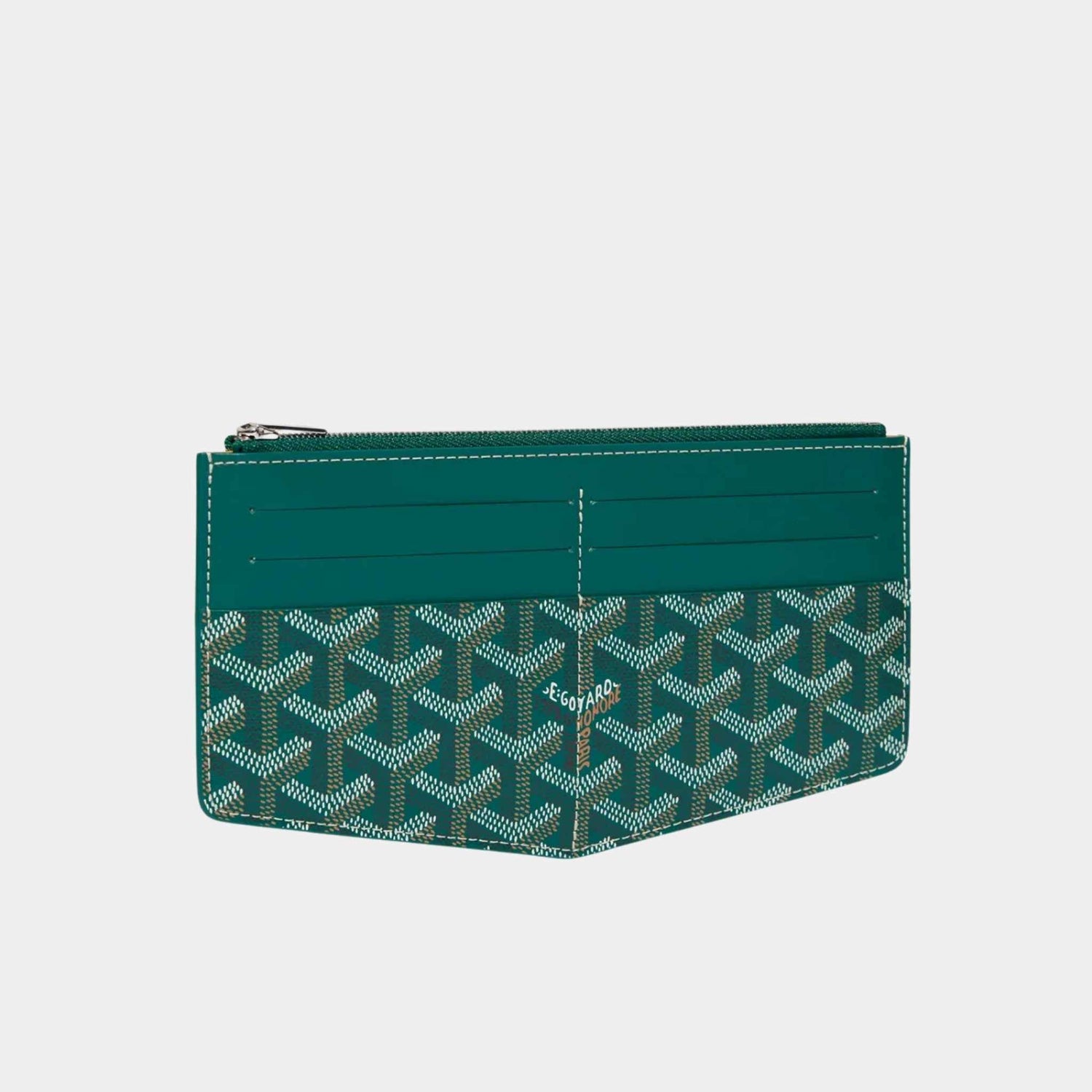 Goyard Insert Louise, Green, Front View