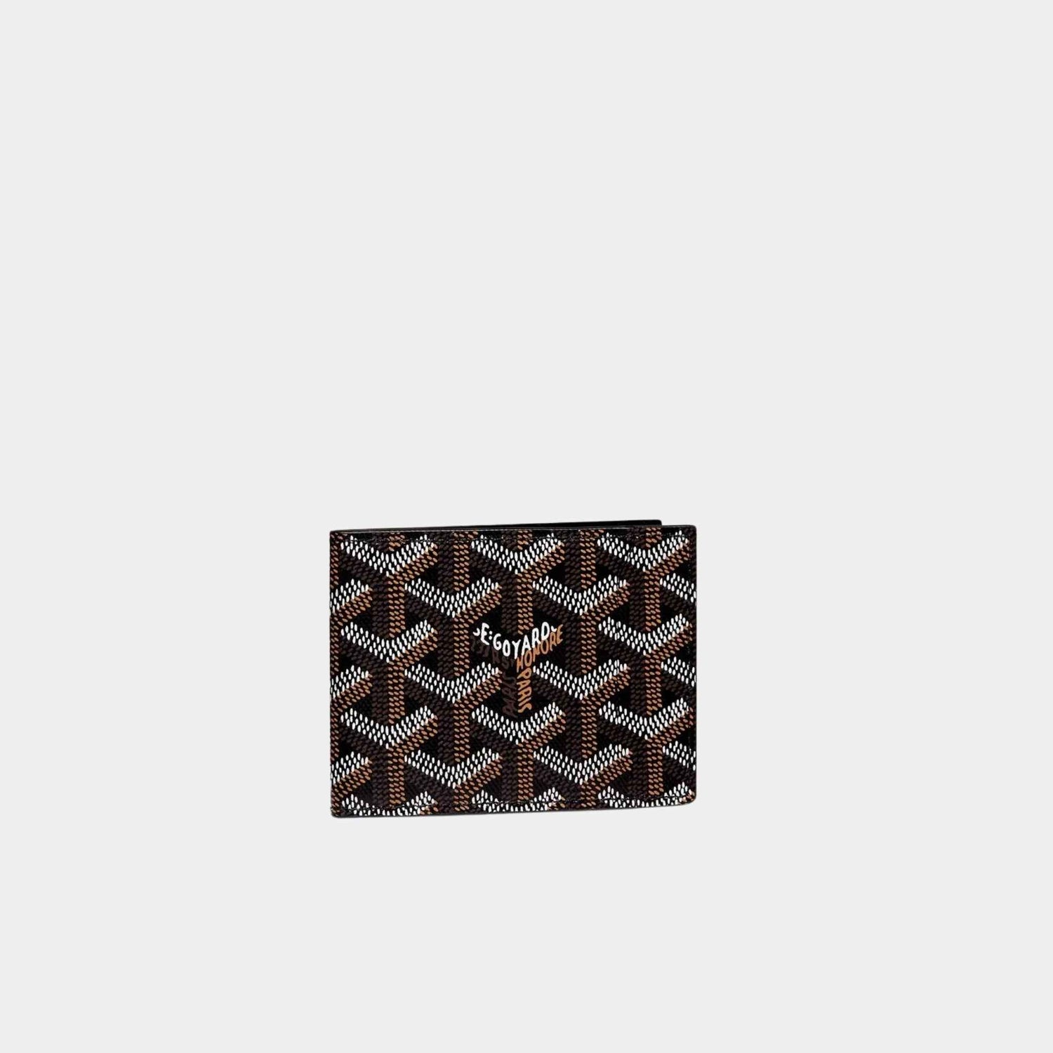 Goyard Insert Victoire Card Wallet, Black, Front View