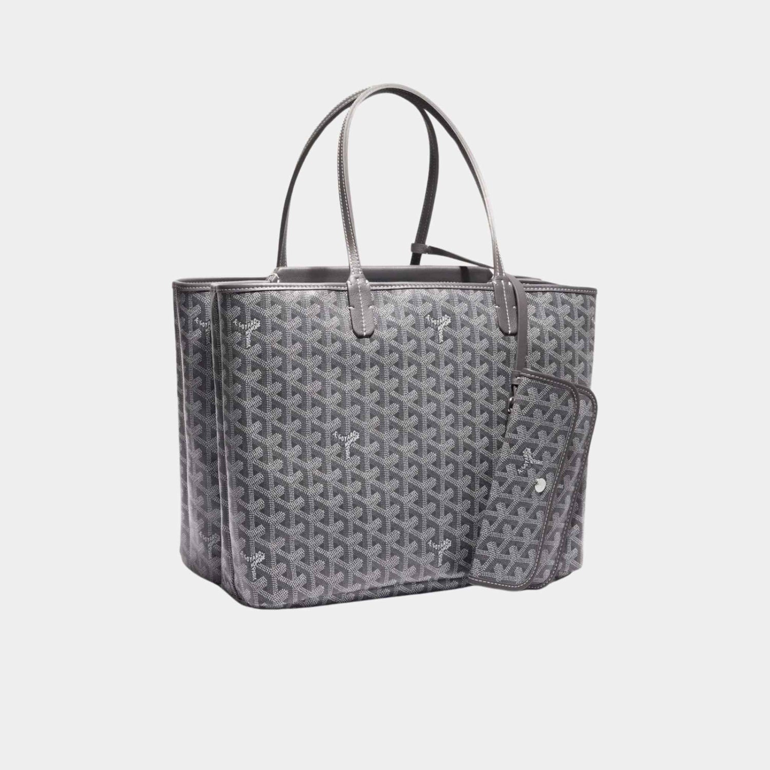 Goyard Isabelle Bag, Grey, Front View