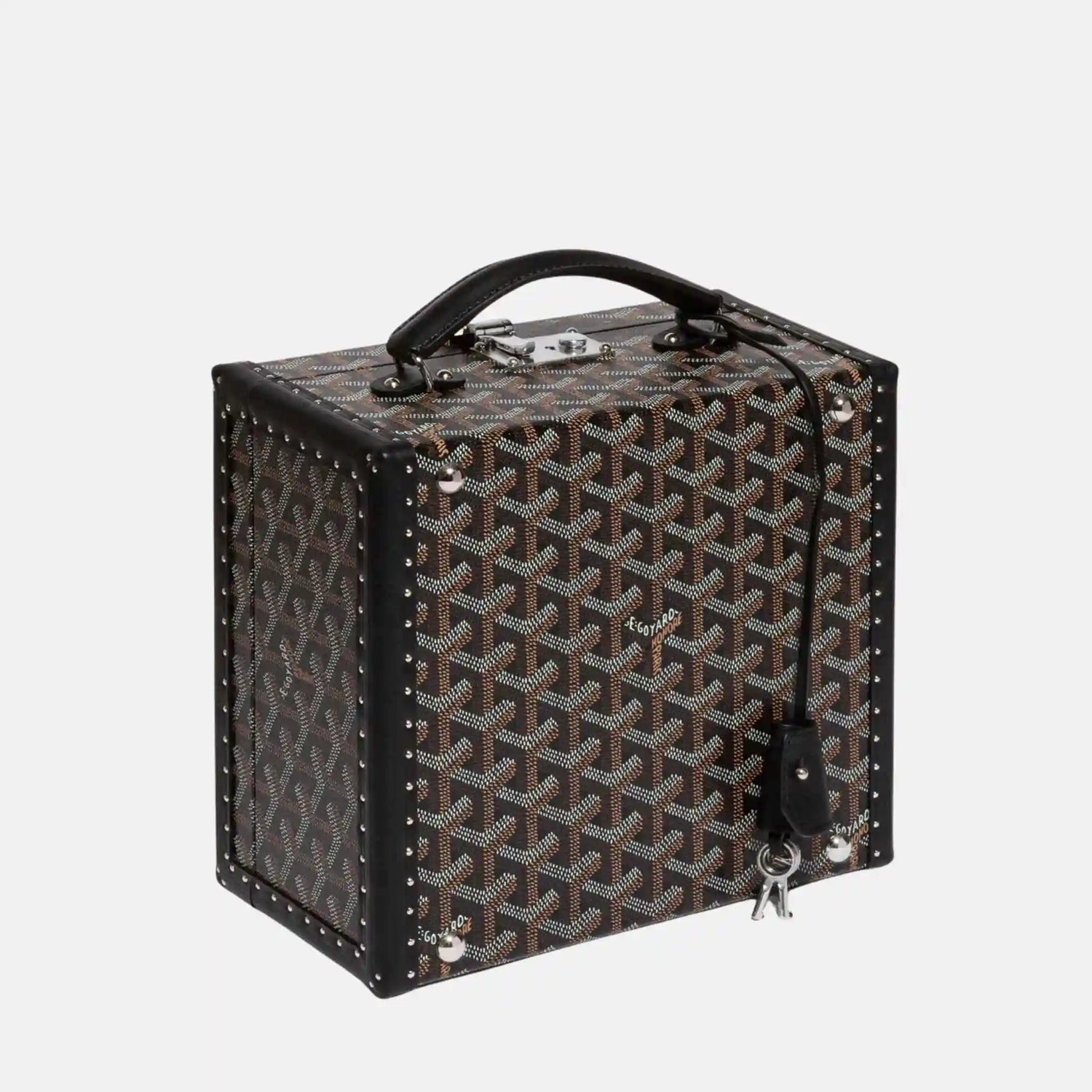 Goyard Joux 6 Watch Case, Black, Top