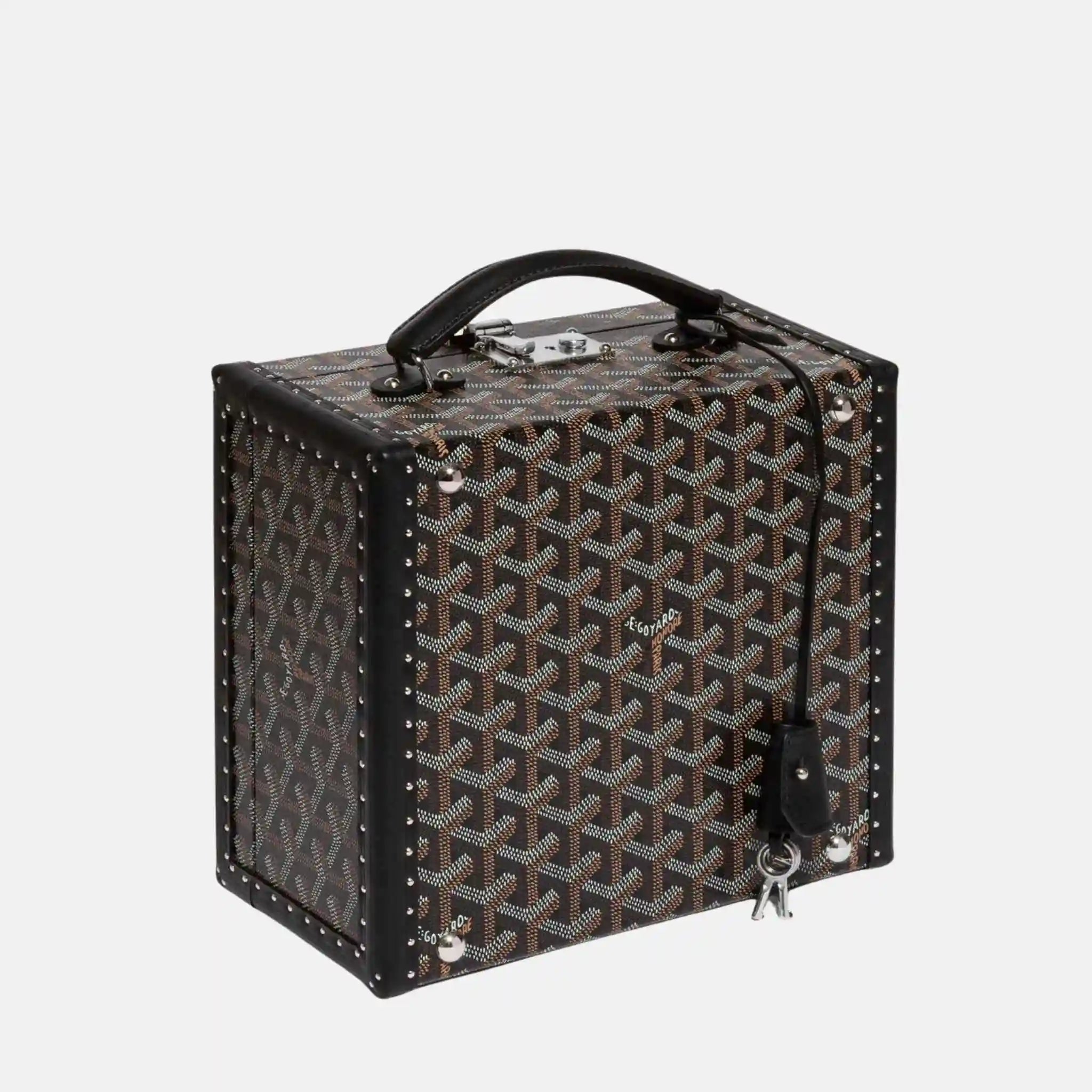 Goyard Joux 6 Watch Case, Black, Top