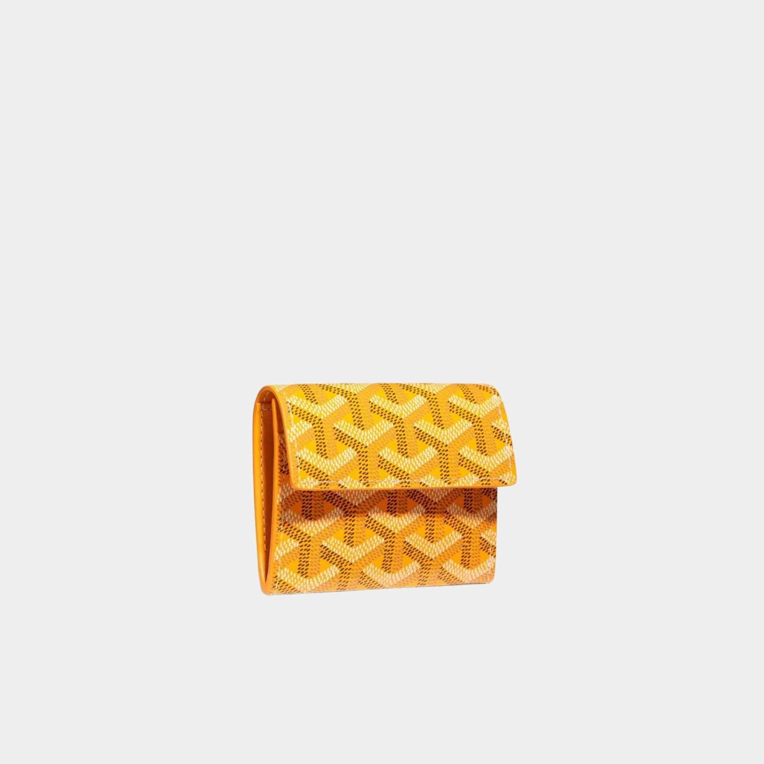 Goyard Marigny Wallet, Yellow, Front View