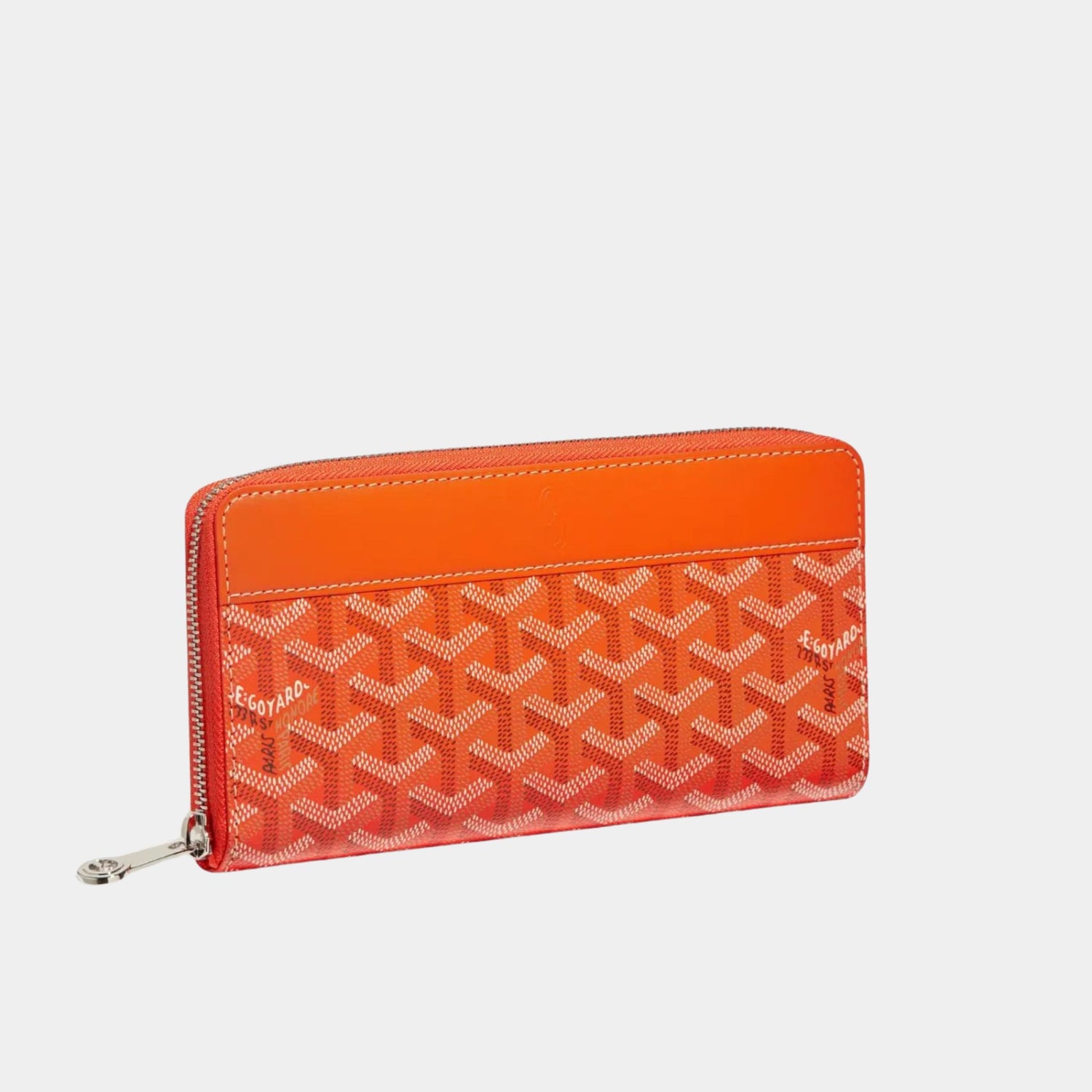 Goyard Matignon GM Wallet, Orange, Front View