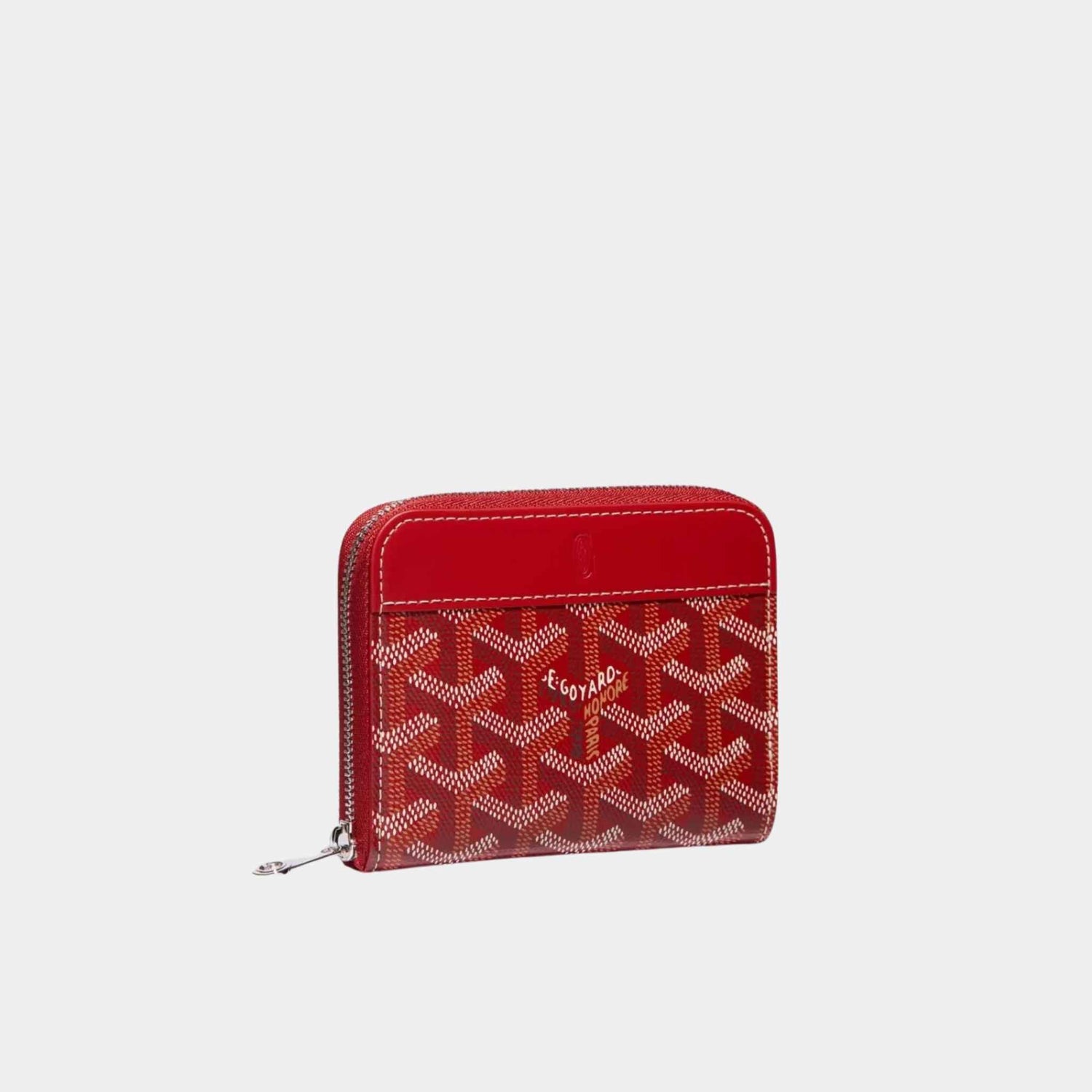 Goyard Matignon PM Wallet, Red, Front View