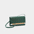 Goyard Monte-Carlo PM Clutch Handbag, Green, Front View