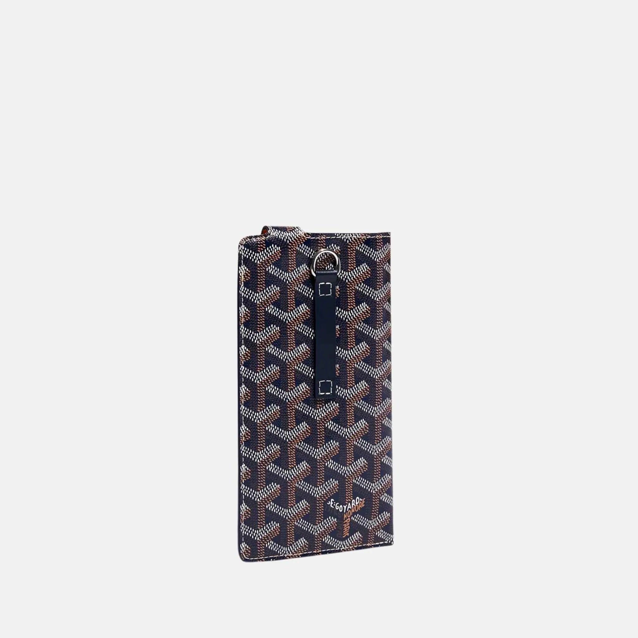 Goyard Montmartre GM Case, Navy Blue, Back