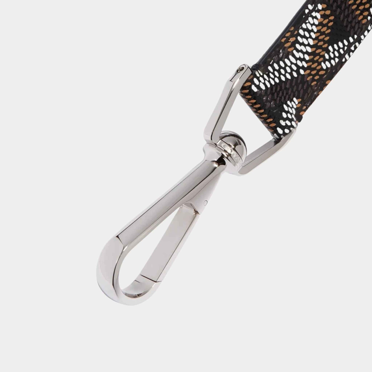 Goyard Mousqueton Key Ring, Black,  Close Up View