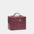 Goyard Muse Vanity Case Bag, Burgundy, SideView