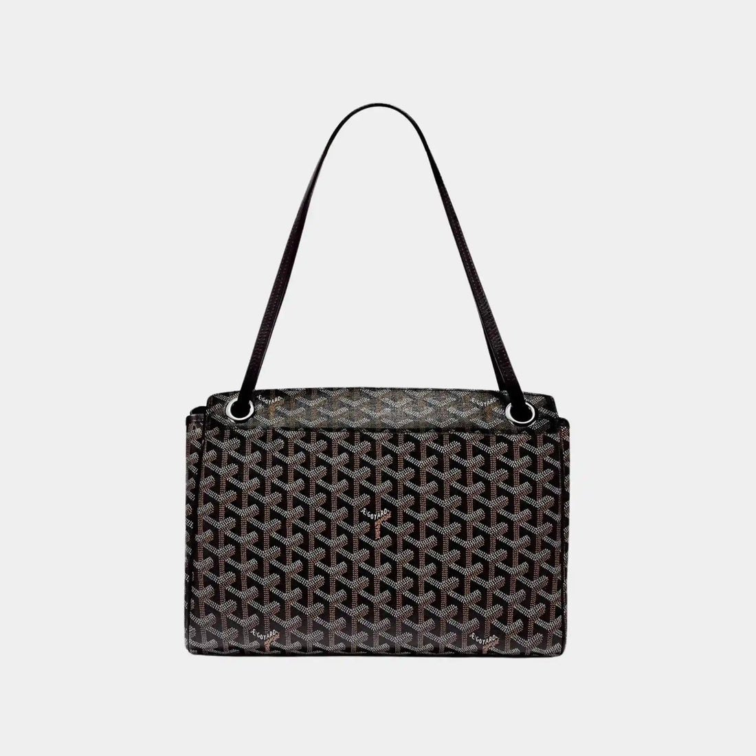 Goyard Rouette Souple Handbag, Black, Back View