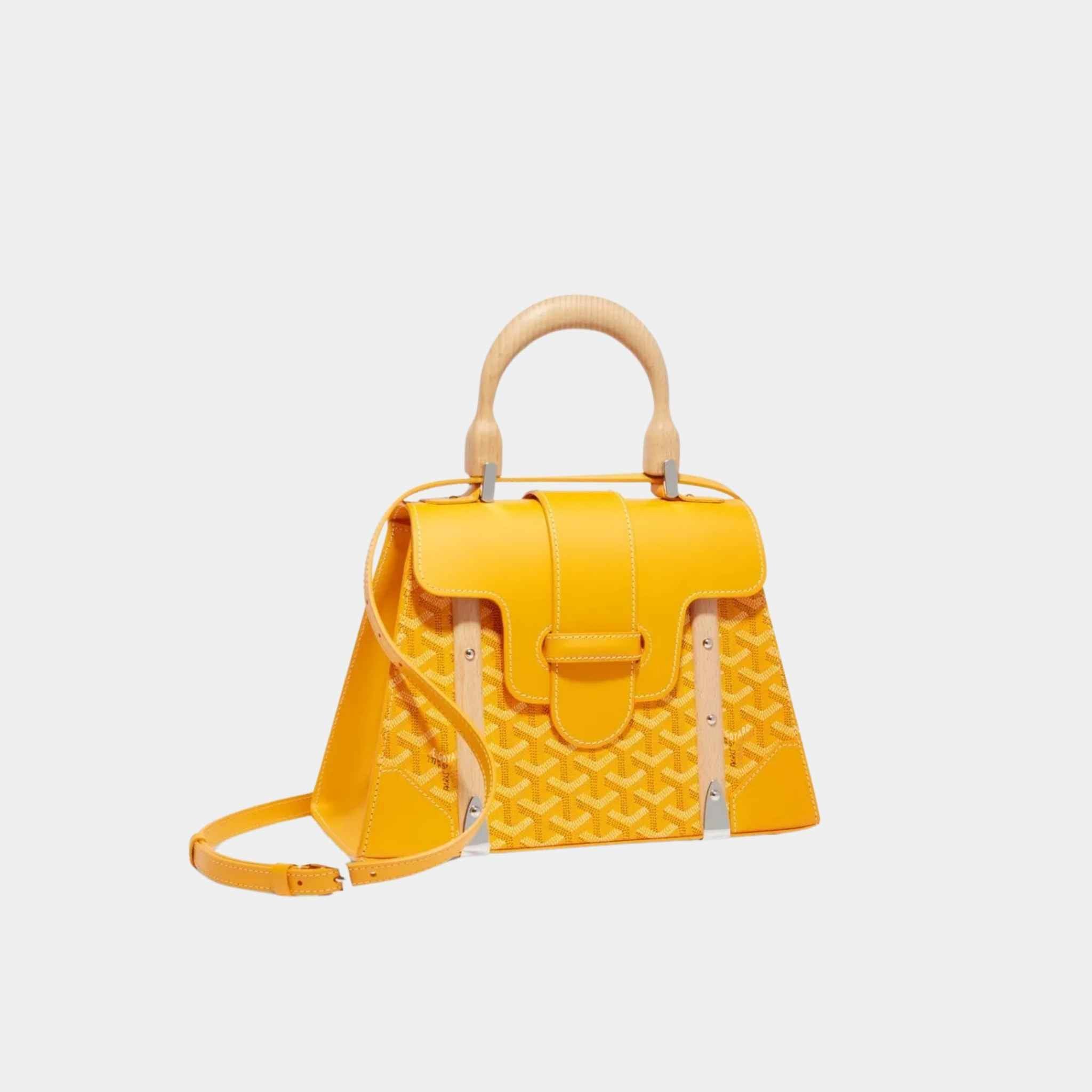 Goyard Saïgon PM Bag, Yellow, Front View