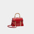 Goyard Saïgon Structuré Mini Bag, Red, Front View