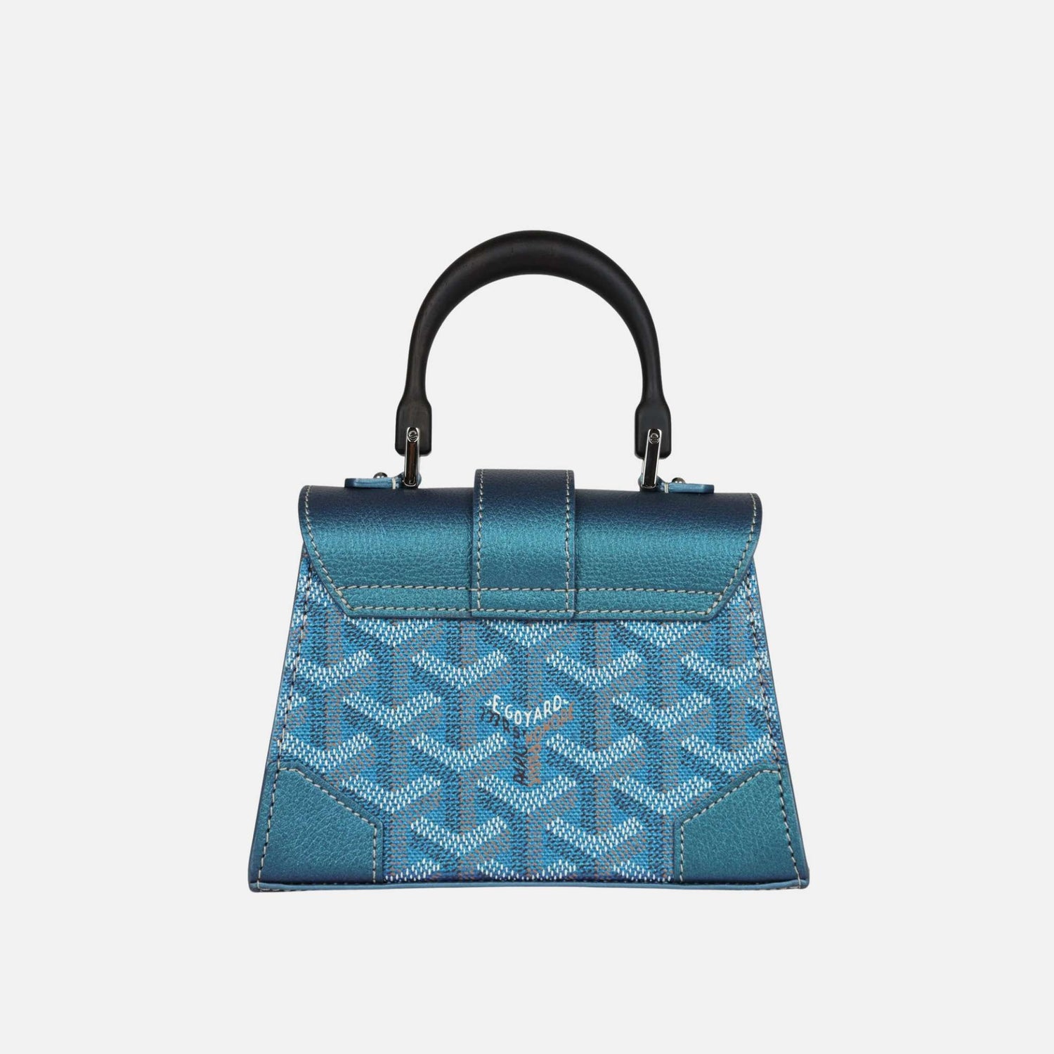 Goyard Saigon Structure Nano Bag 2024, Back, Pearly Blue