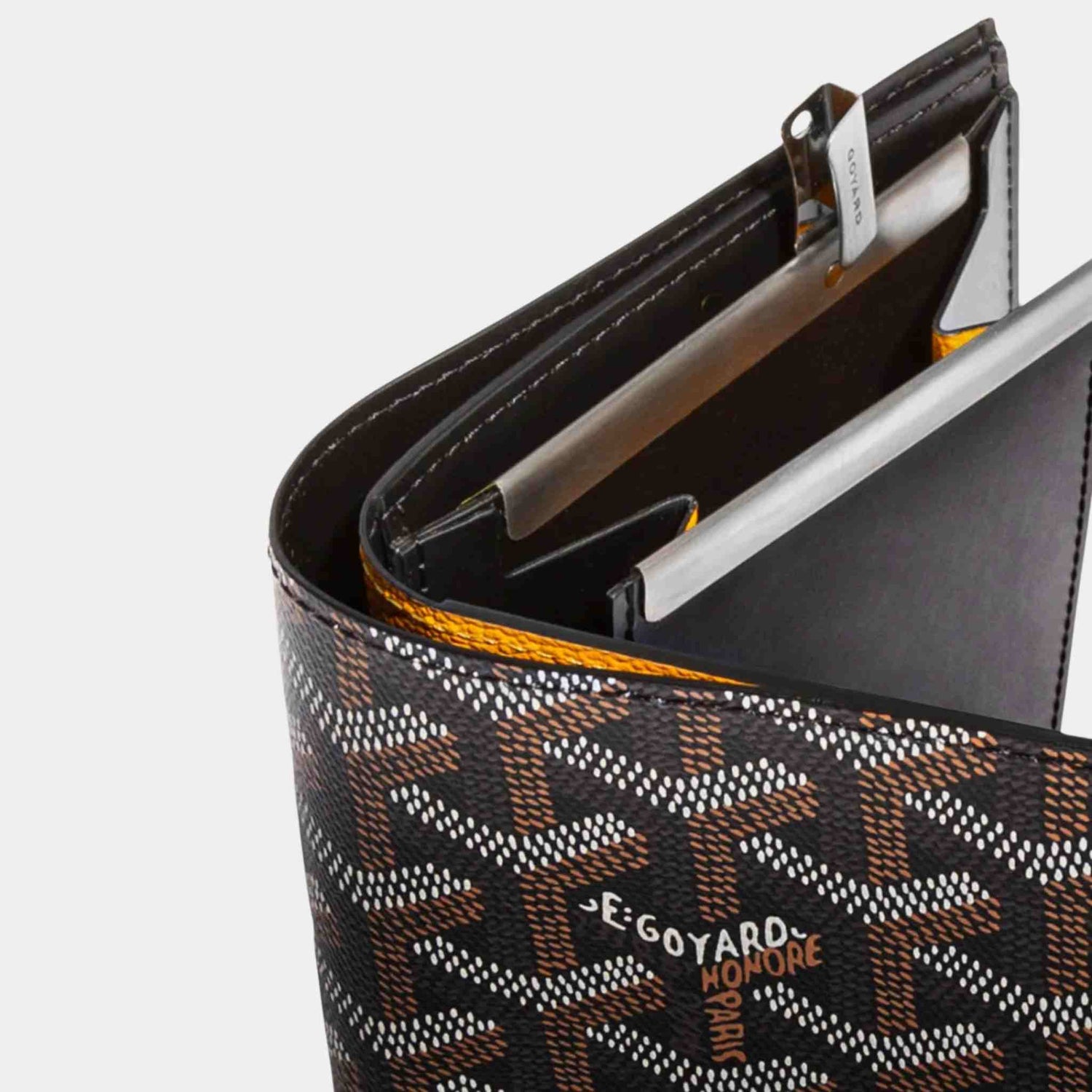 Goyard Saint-Florentin Wallet, Closeup, Black