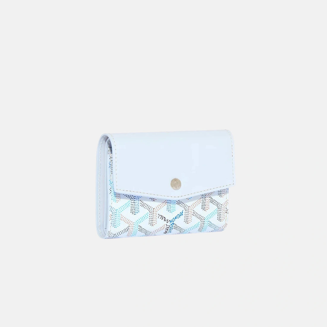 Goyard Saint Gabriel Wallet Limited Edition, Polar Blue, Front