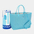 Goyard Saint Louis GM Bag and Balise Beach Towel, Turquoise, Full View