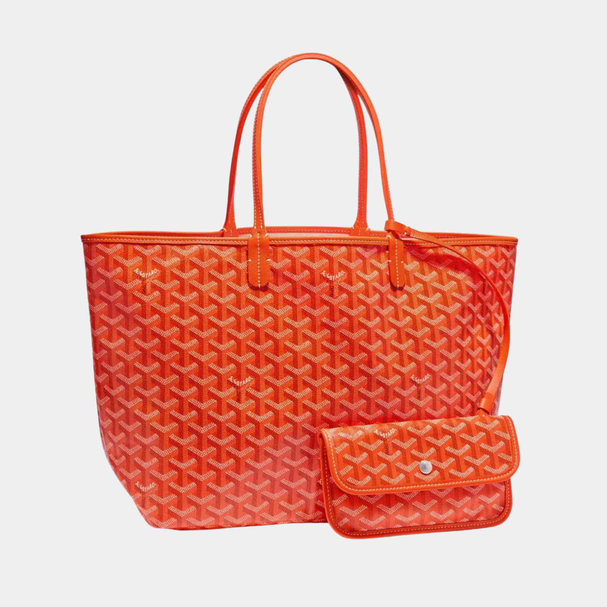 Goyard Saint Louis GM Bag, Orange, Front