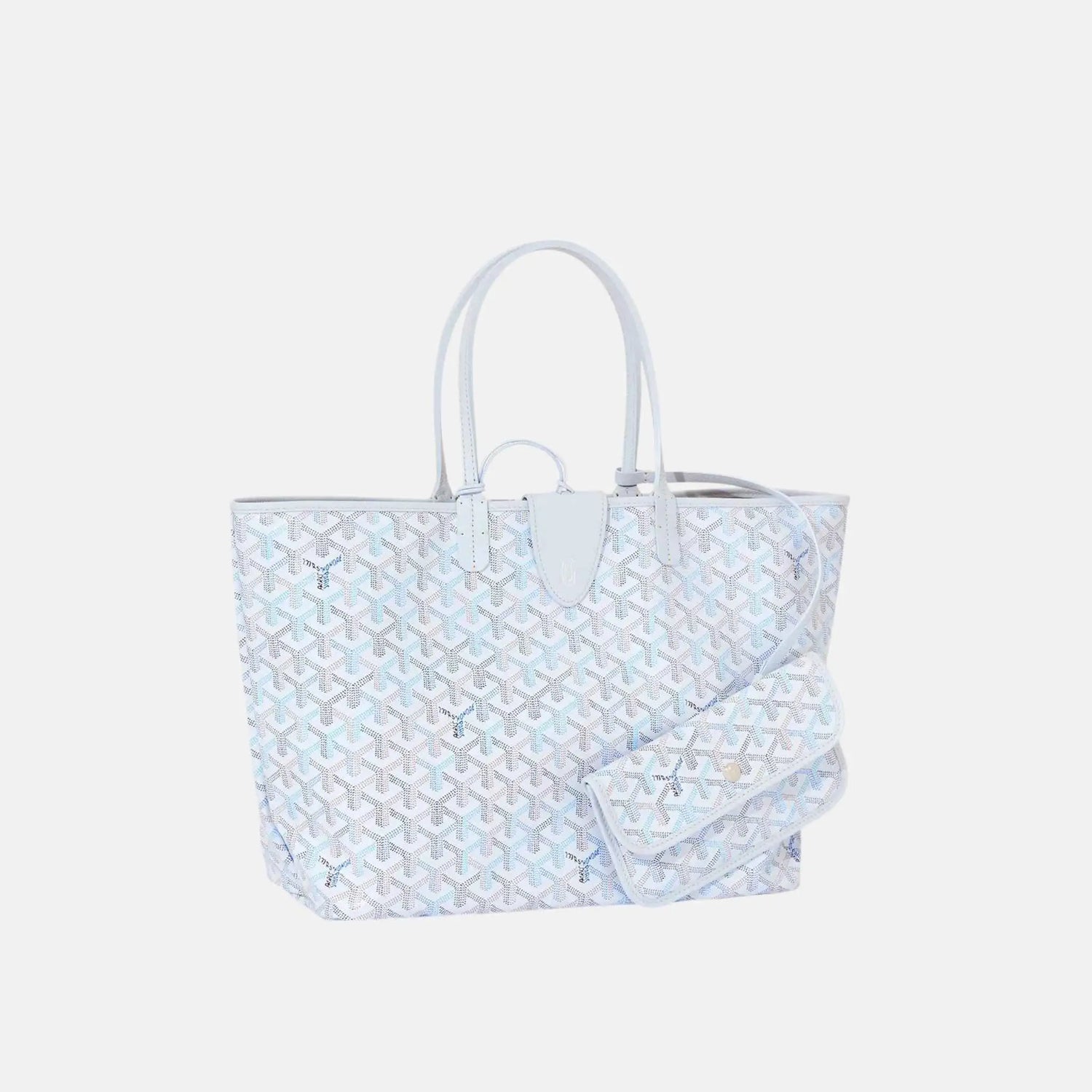 Goyard Saint Louis PM Bag Multicoloured Limited Edition, Polar Blue, Front