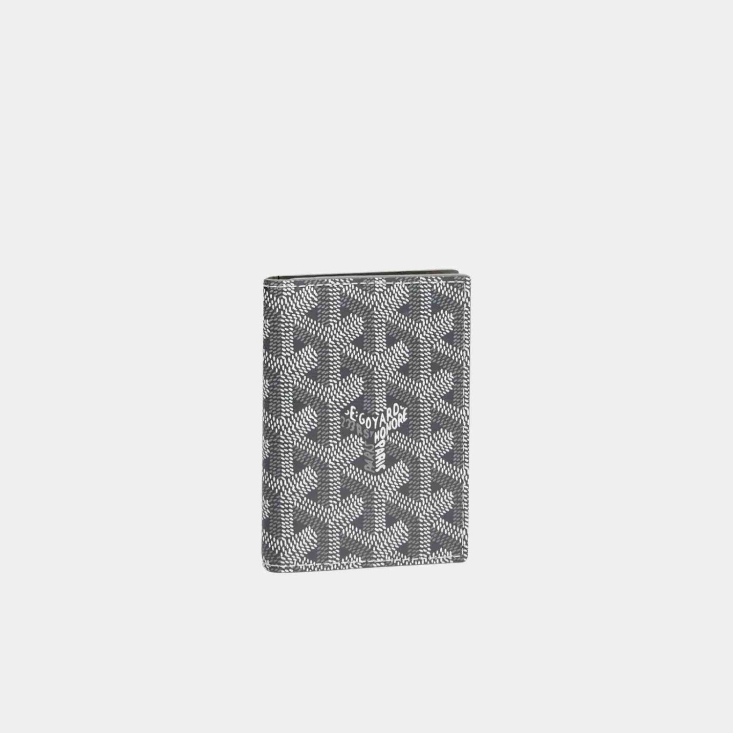 Goyard Saint-Marc Card Wallet, Grey, Front