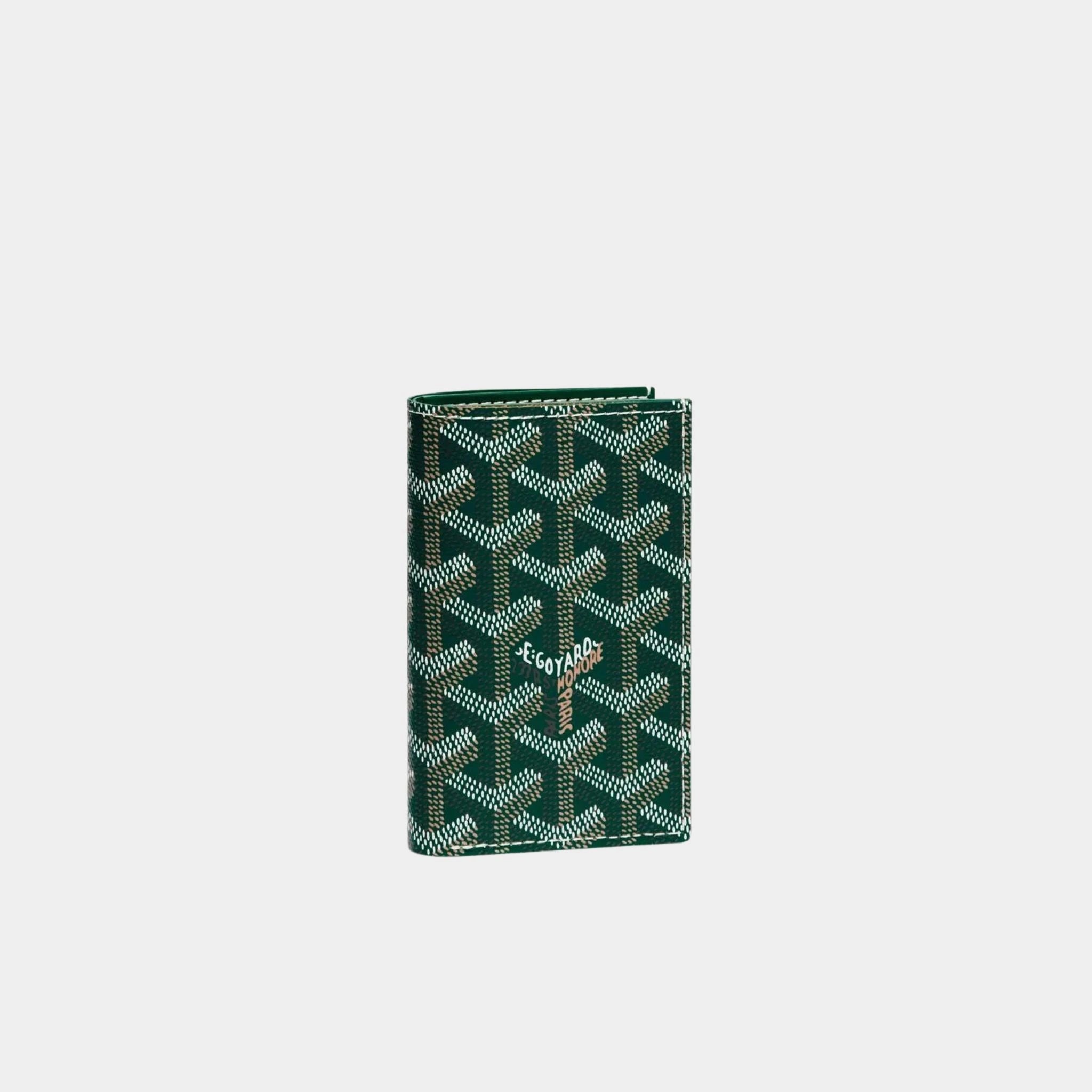 Goyard Saint Pierre Card Wallet, Green