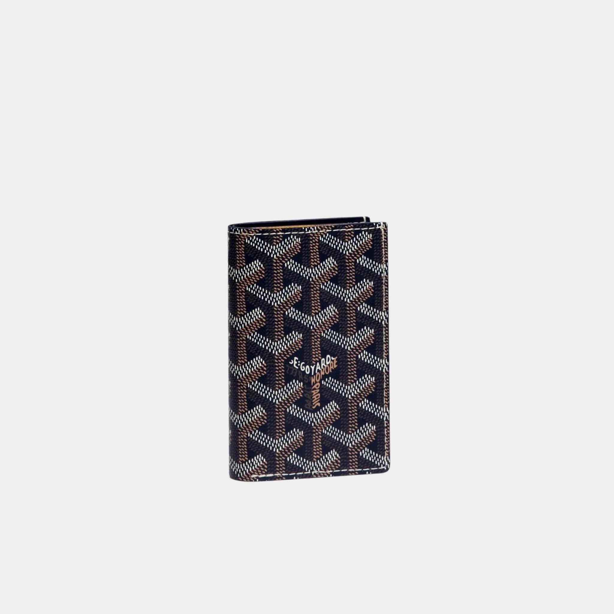 Goyard Saint Pierre Card Wallet, Navy Blue