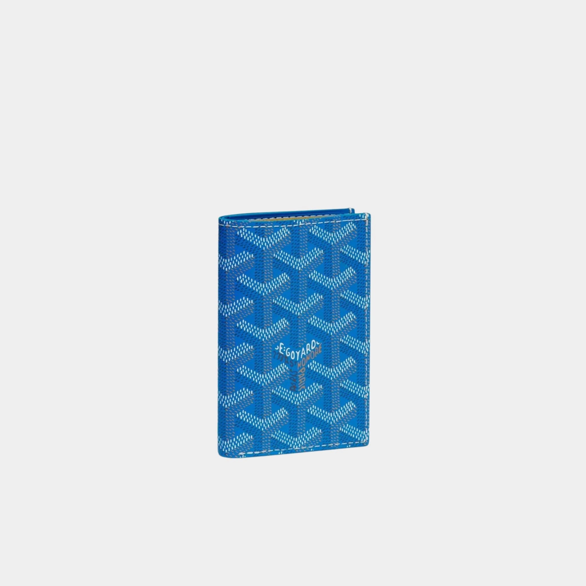 Goyard Saint Pierre Card Wallet, Sky Blue 