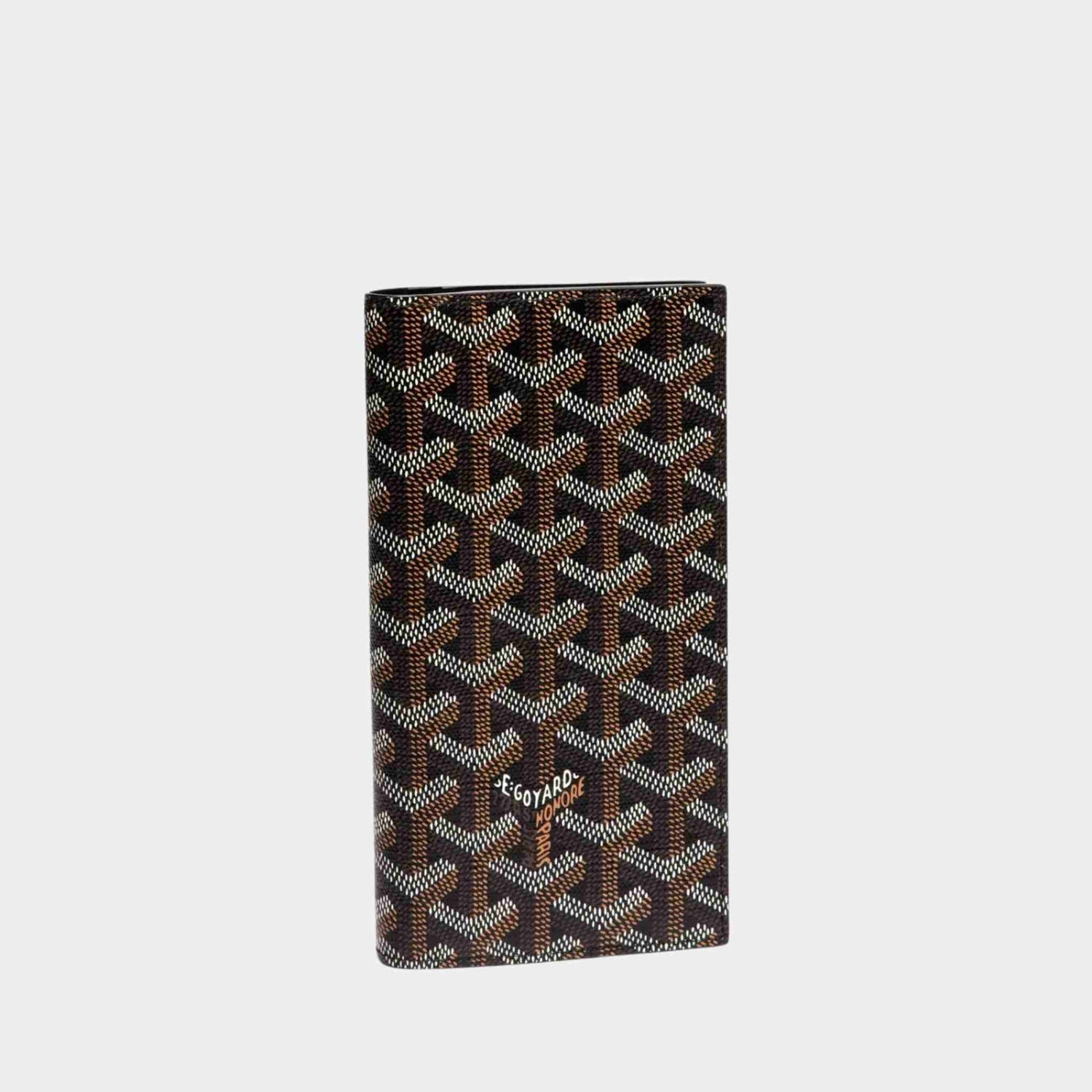 Goyard Saint-Roch Wallet, Black, Front