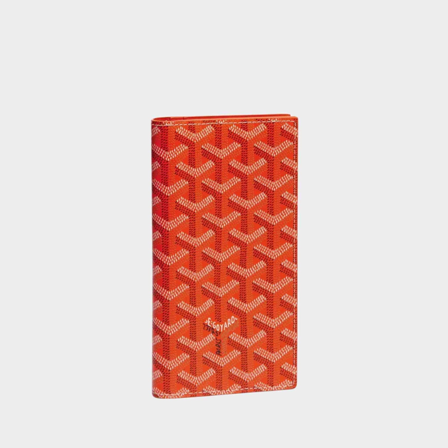 Goyard Saint-Roch Wallet, Orange, Front