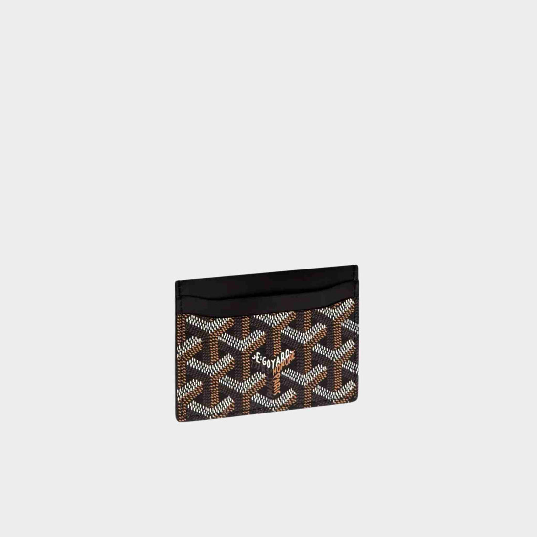 Goyard Saint-Sulpice Card Wallet, Black, Front