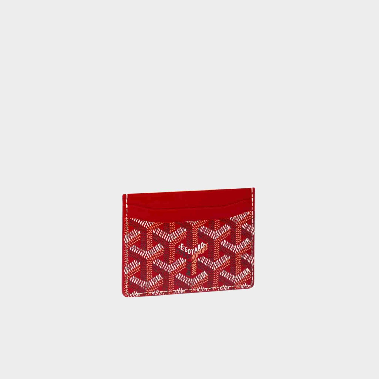 Goyard Saint-Sulpice Card Wallet, Red, Front