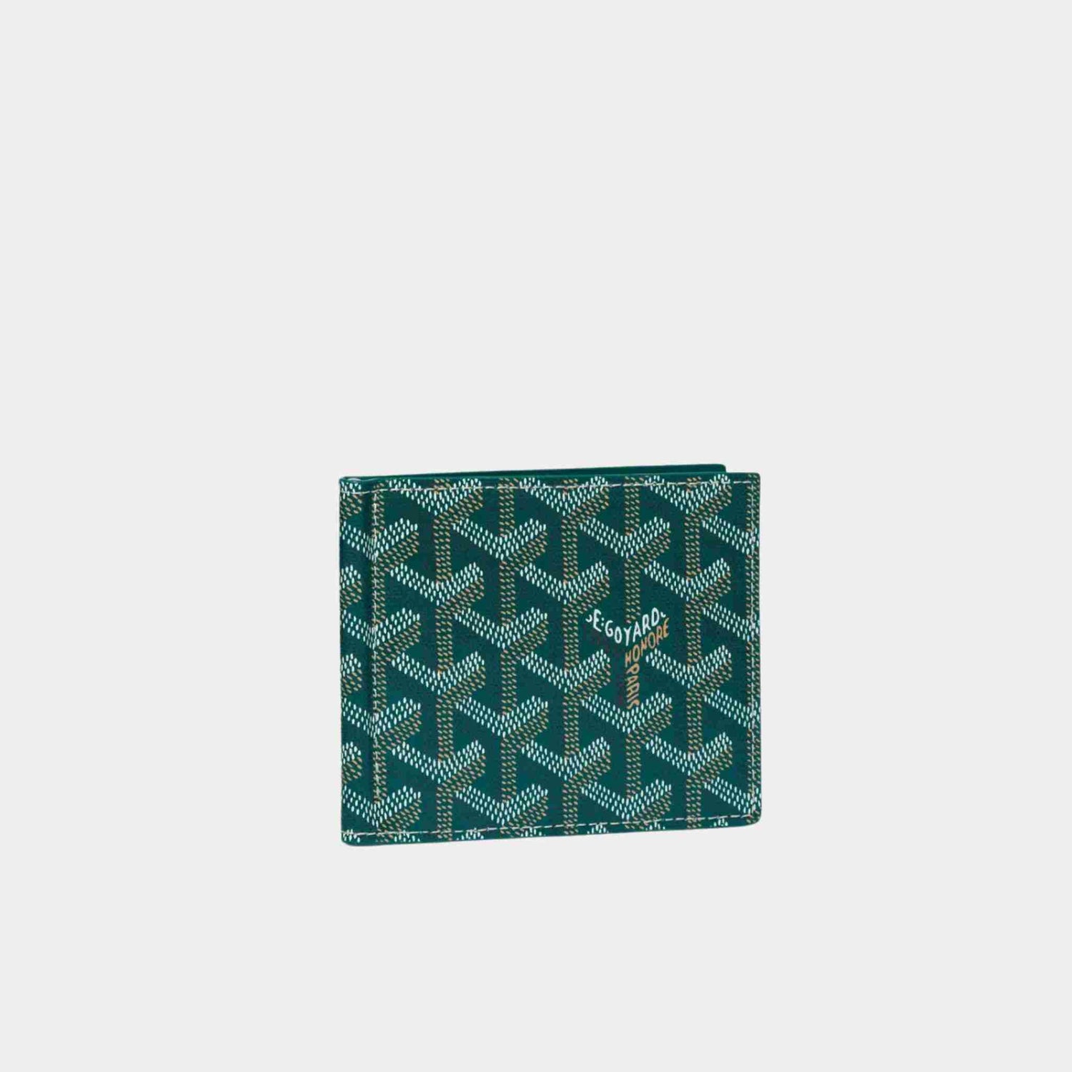 Goyard Saint Thomas Bill Fold Wallet, Green, Front