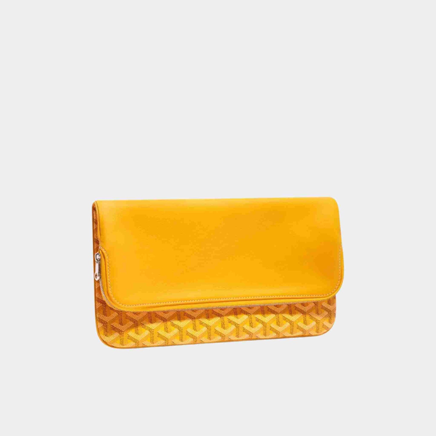 Goyard Sainte-Marie MM Clutch Bag, Yellow, Front