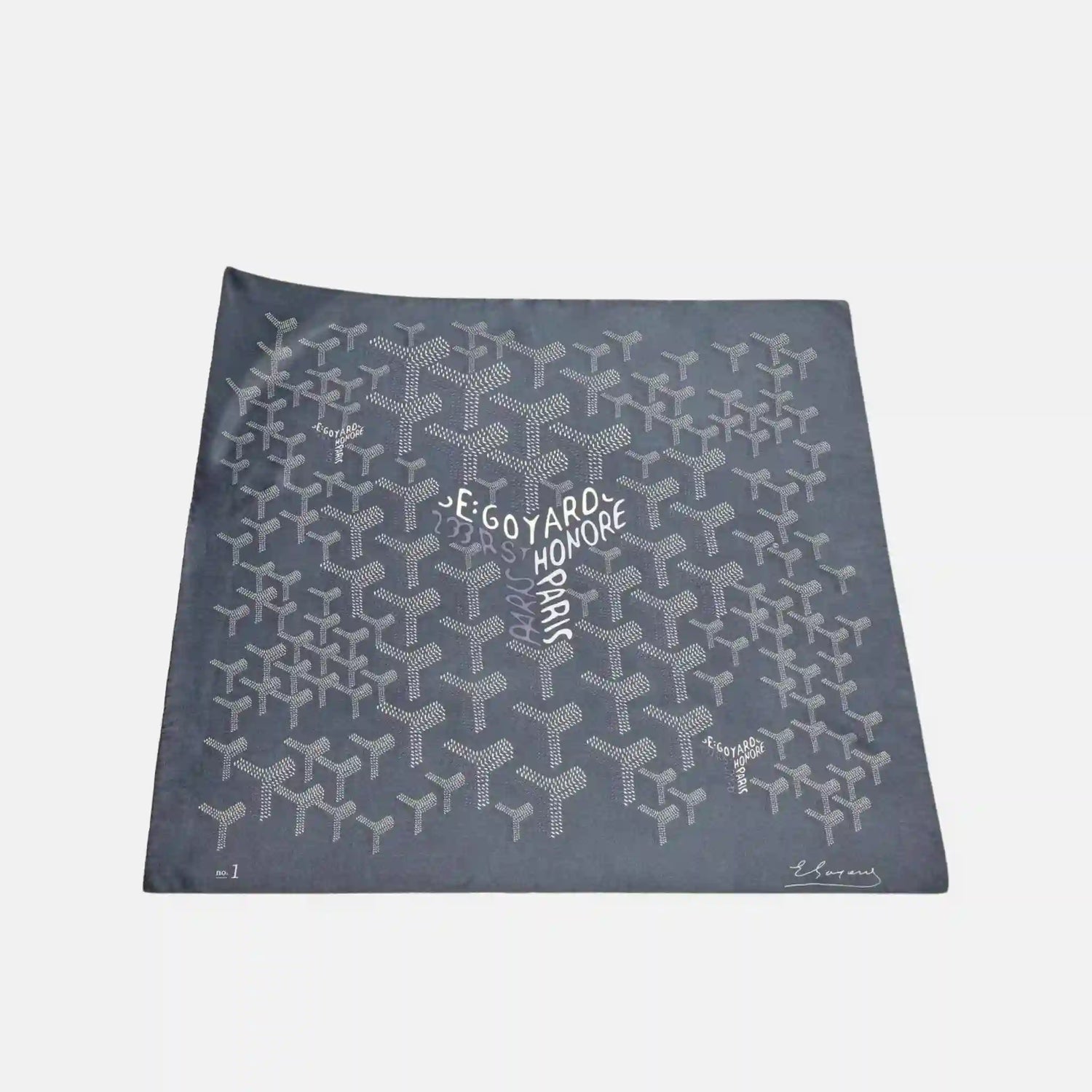 Goyard Scarf No 1, Grey