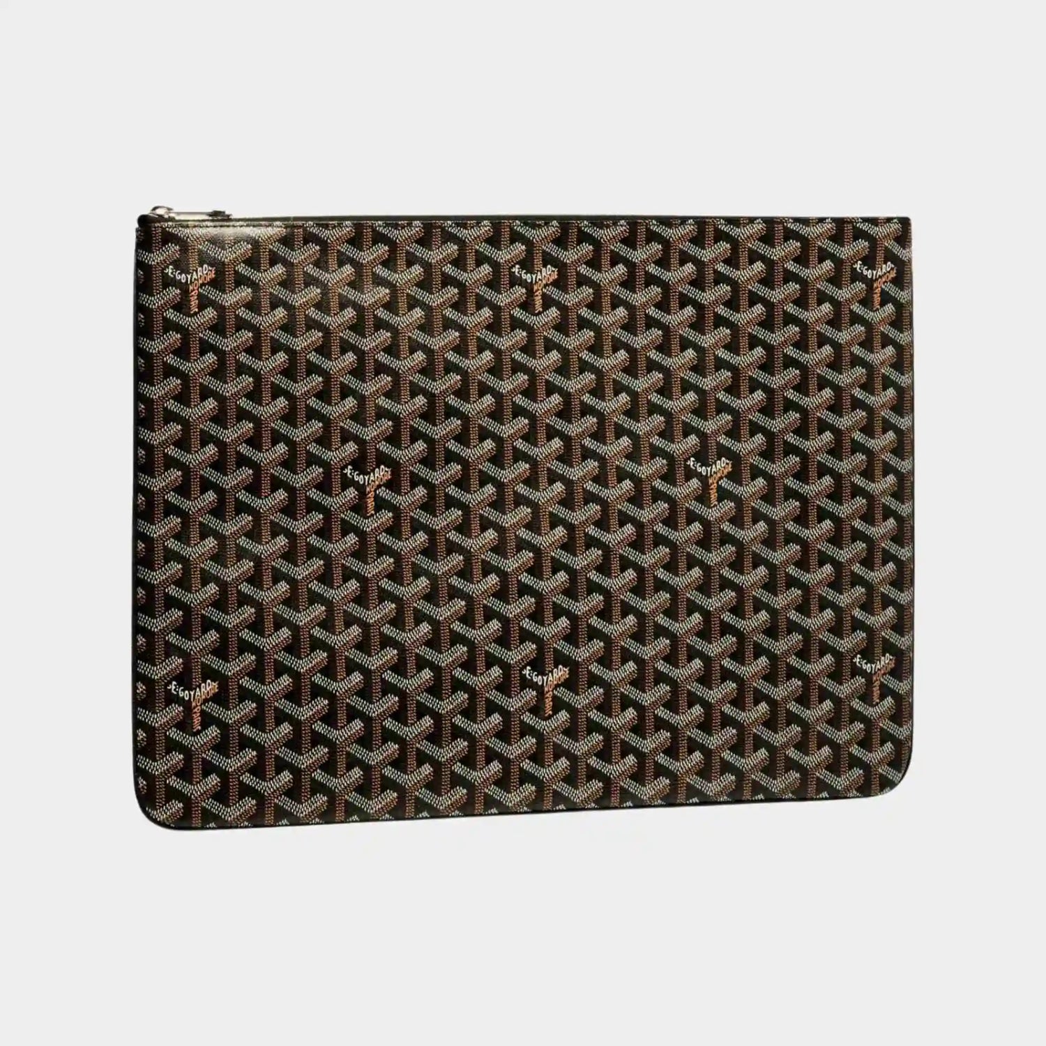 Goyard Senat GM Pouch, Black, Front