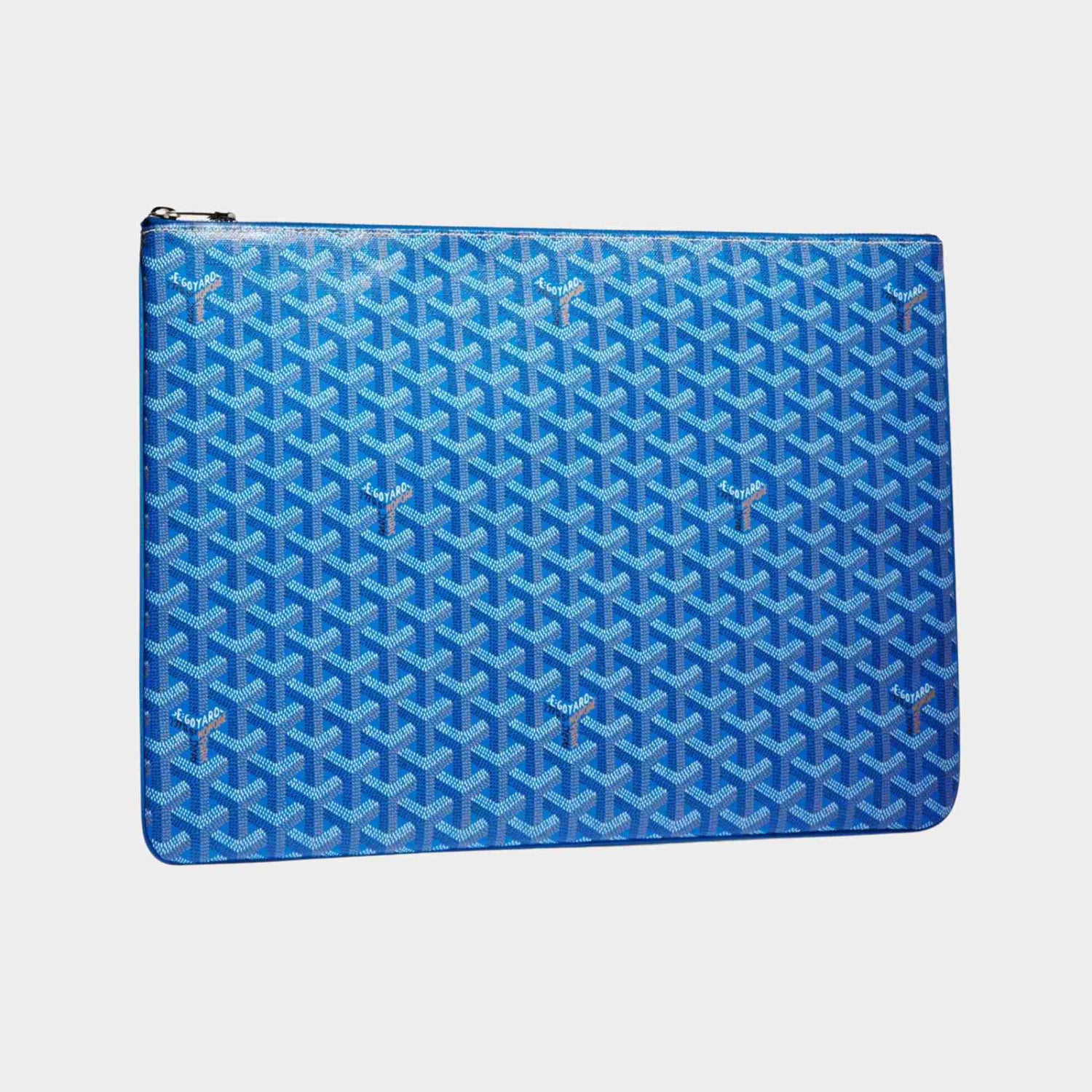 Goyard Senat GM Pouch, Sky Blue, Front