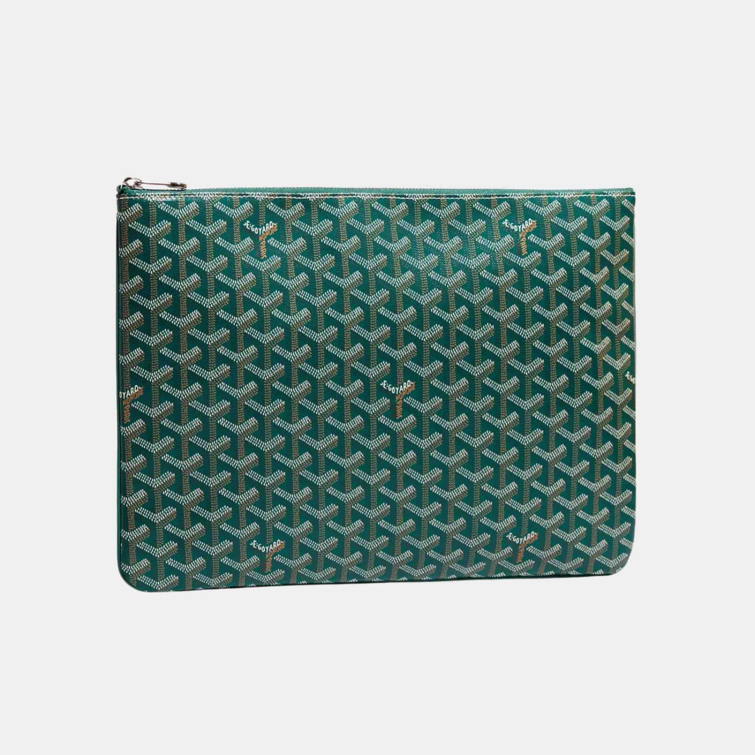 Goyard Senat MGM Pouch, Green, Front