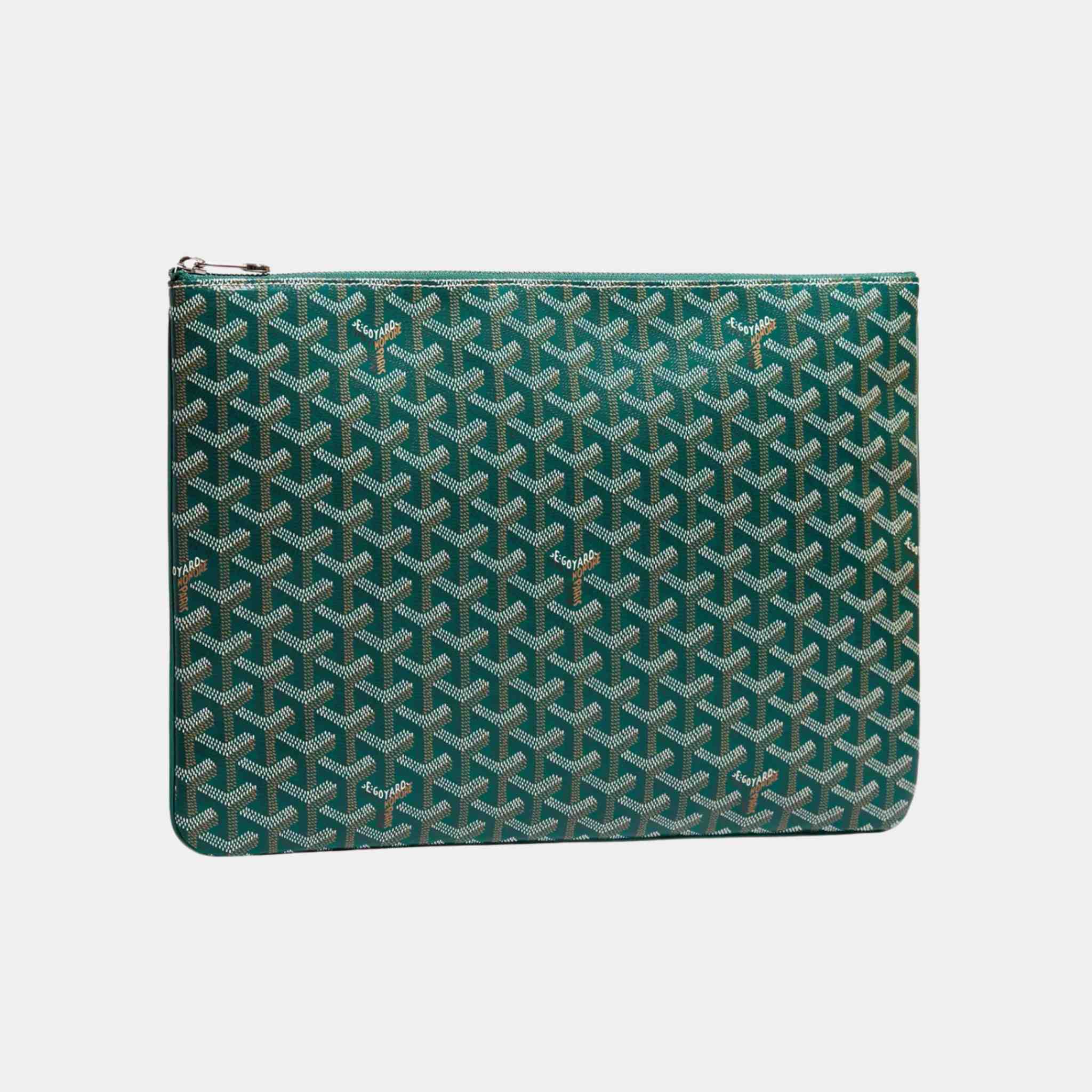 Goyard Senat MGM Pouch, Green, Front