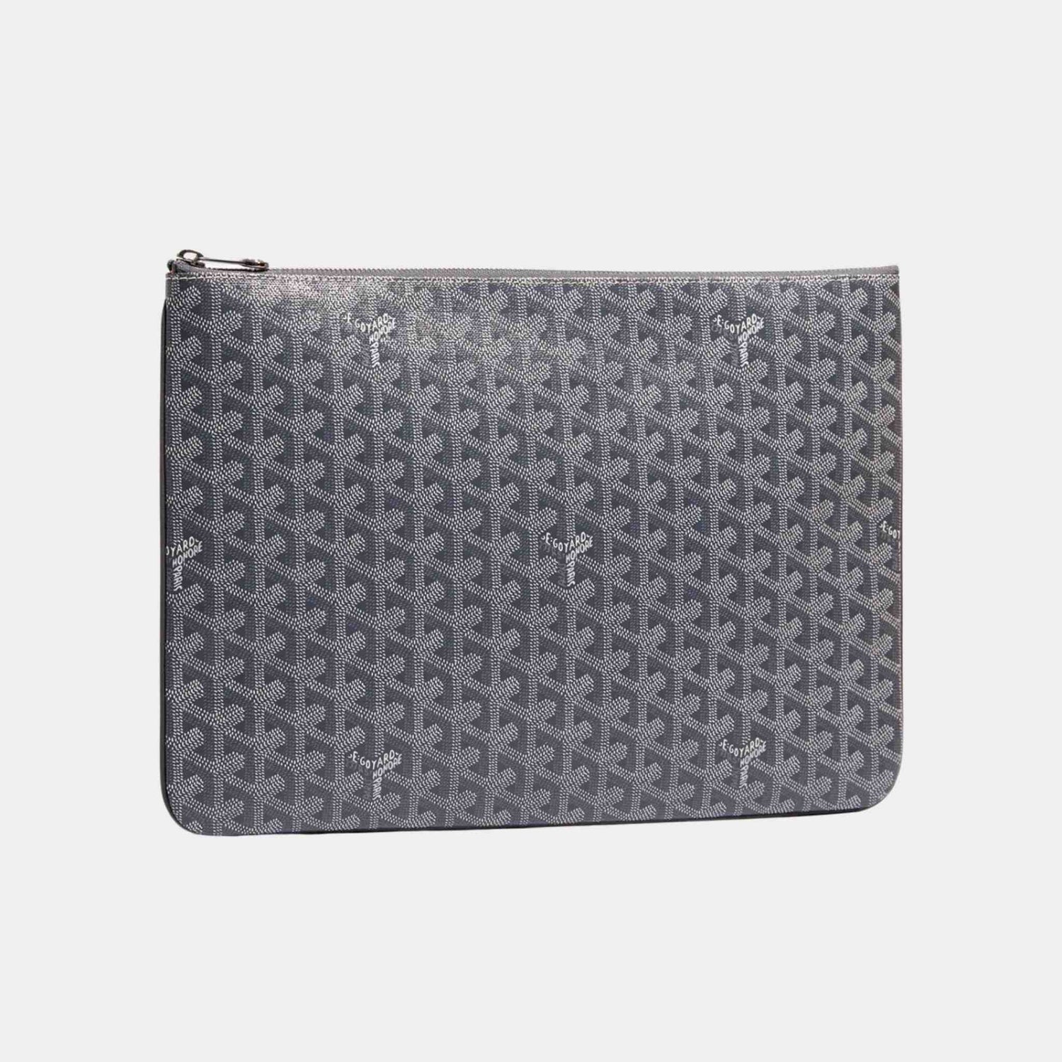 Goyard Senat MGM Pouch, Grey, Front