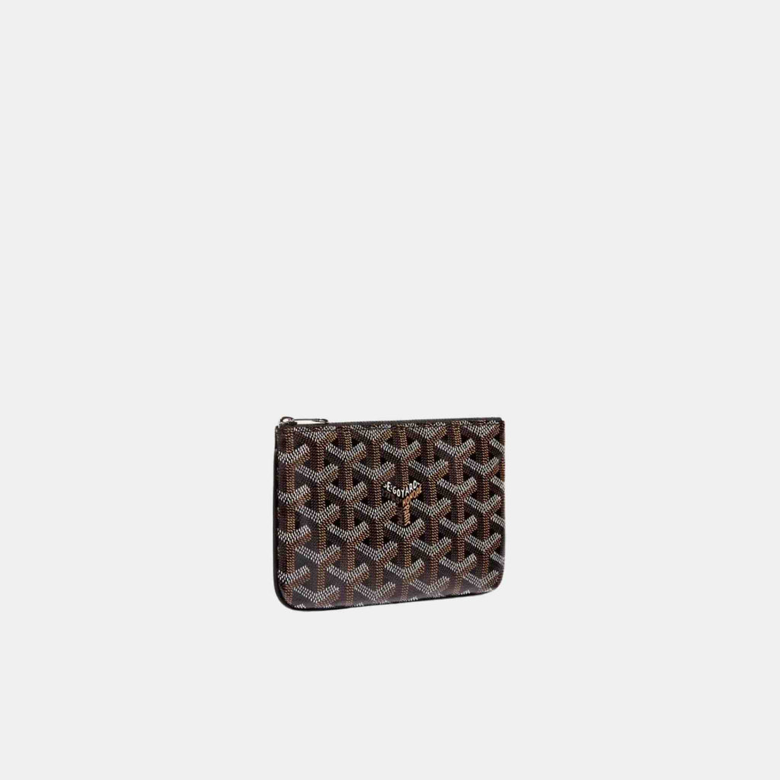 Goyard Senat Mini Pouch, Black, Front