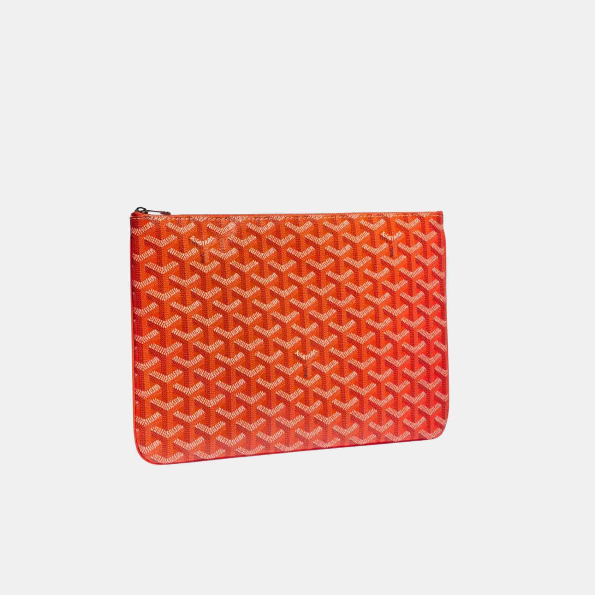 Goyard Senat MM Pouch, Orange, Front