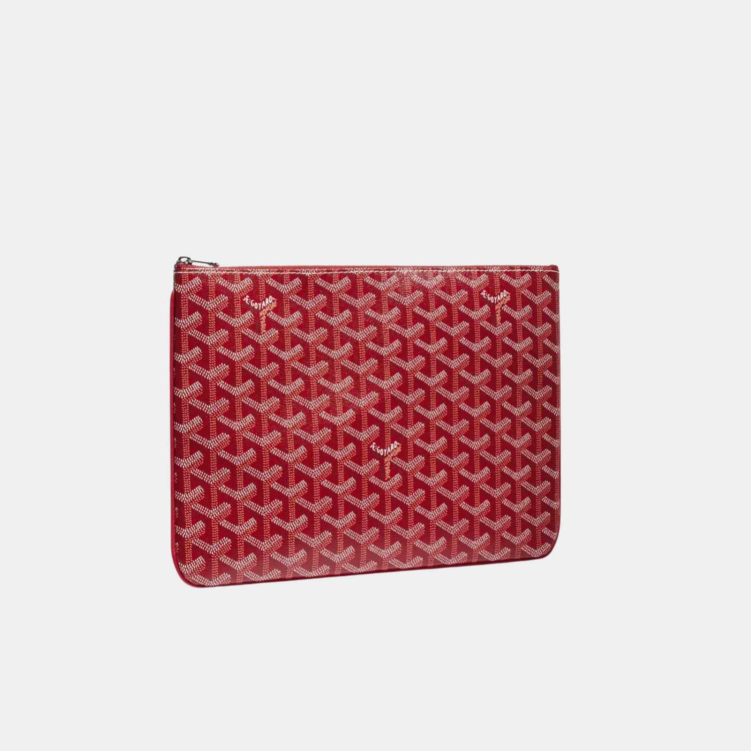 Goyard Senat MM Pouch, Burgundy, Front