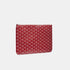 Goyard Senat MM Pouch, Burgundy, Front