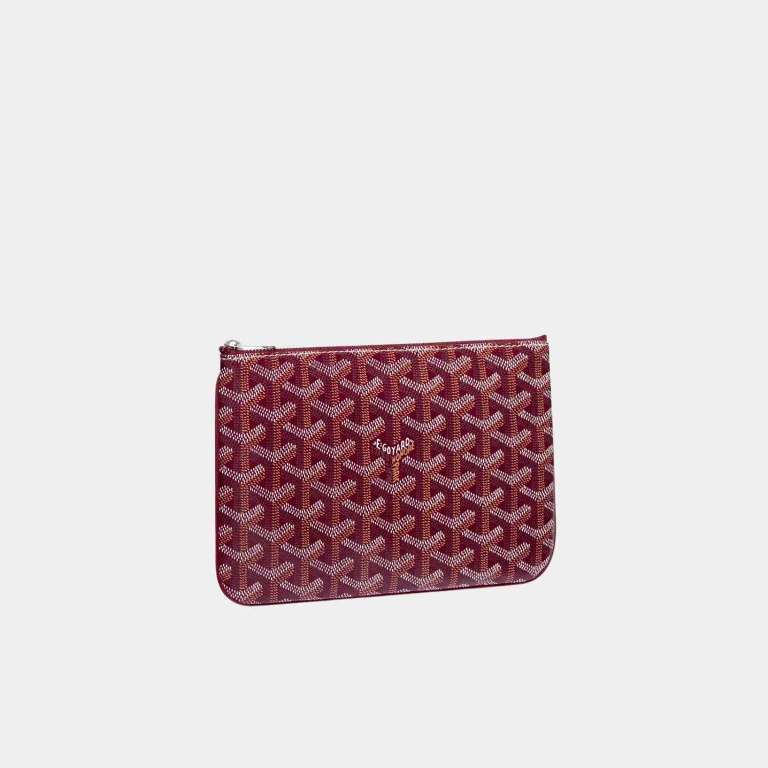 Goyard Senat PM Pouch, Burgundy, Front