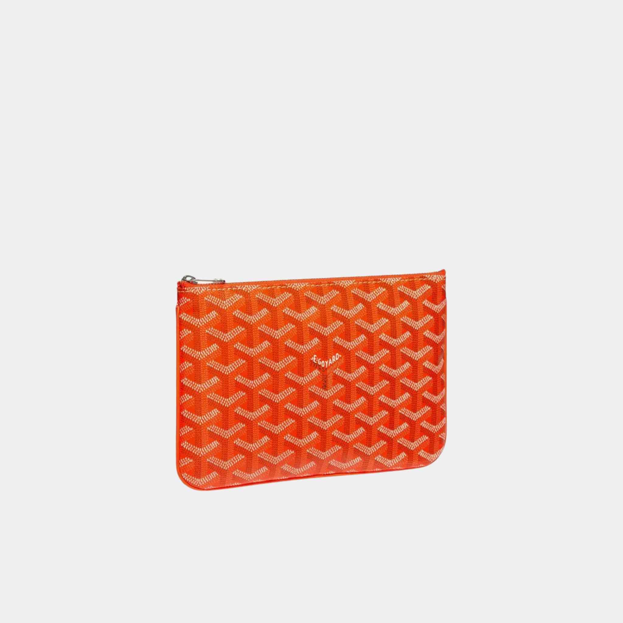 Goyard Senat PM Pouch, Orange, Front