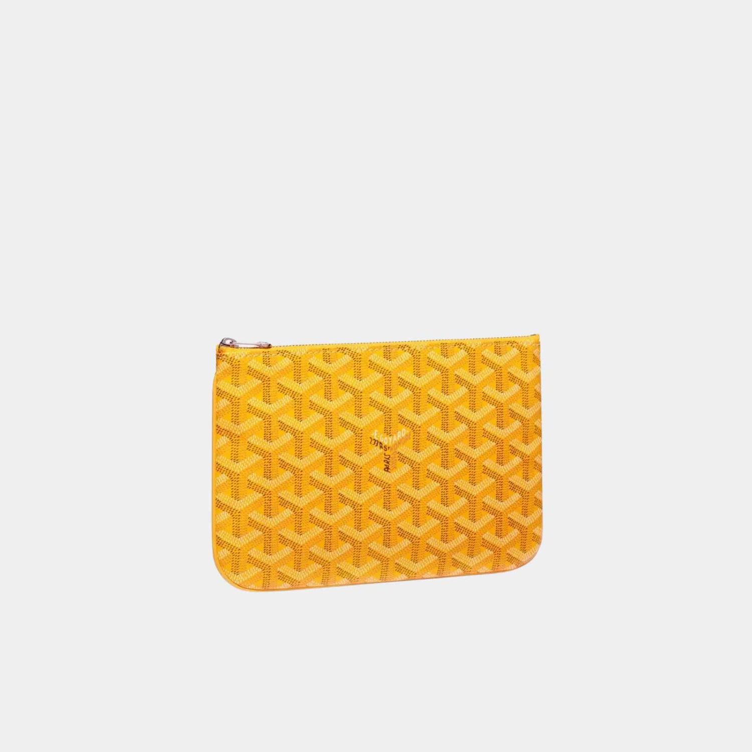 Goyard Senat PM Pouch, Yellow, Front