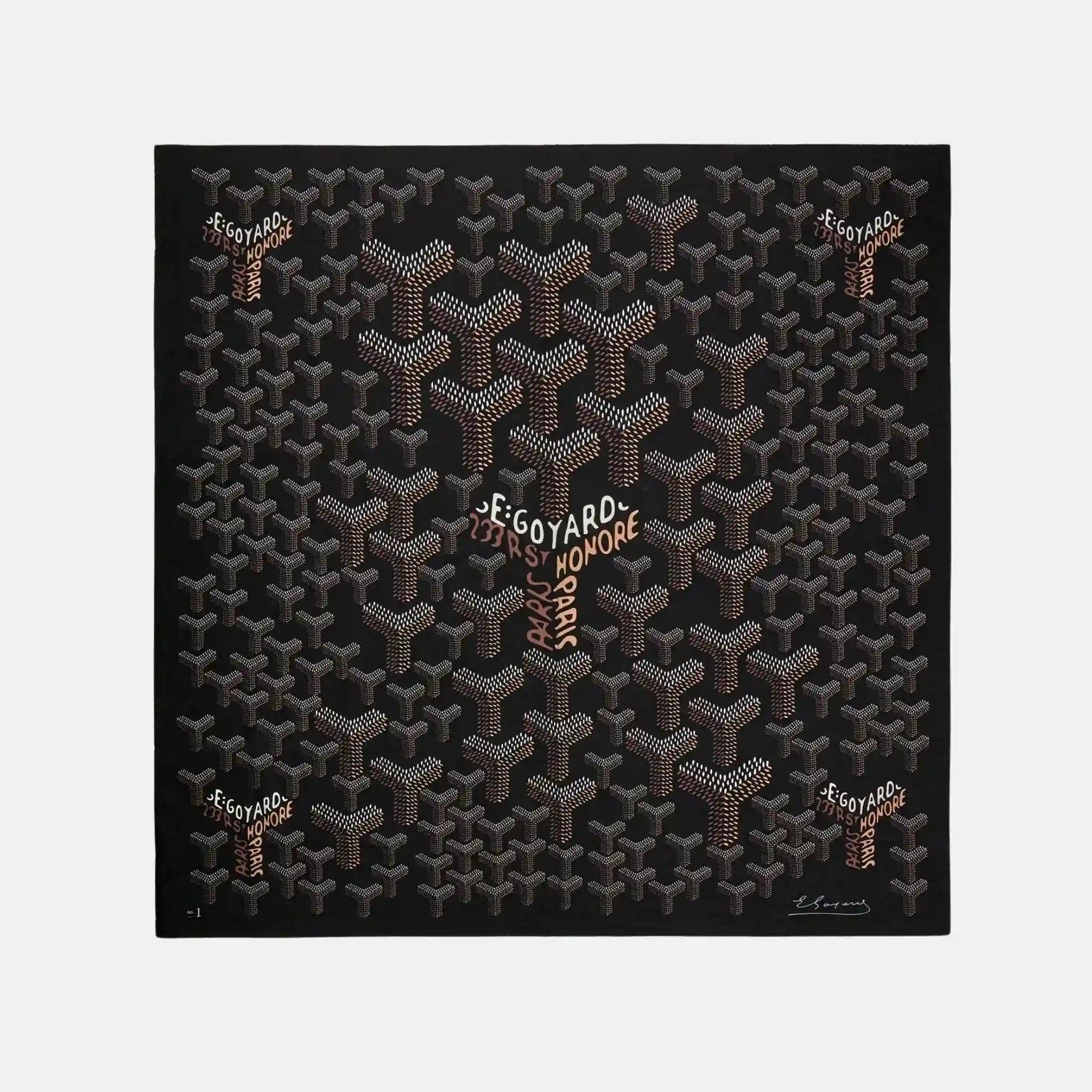 Goyard Shawl No 1, Black