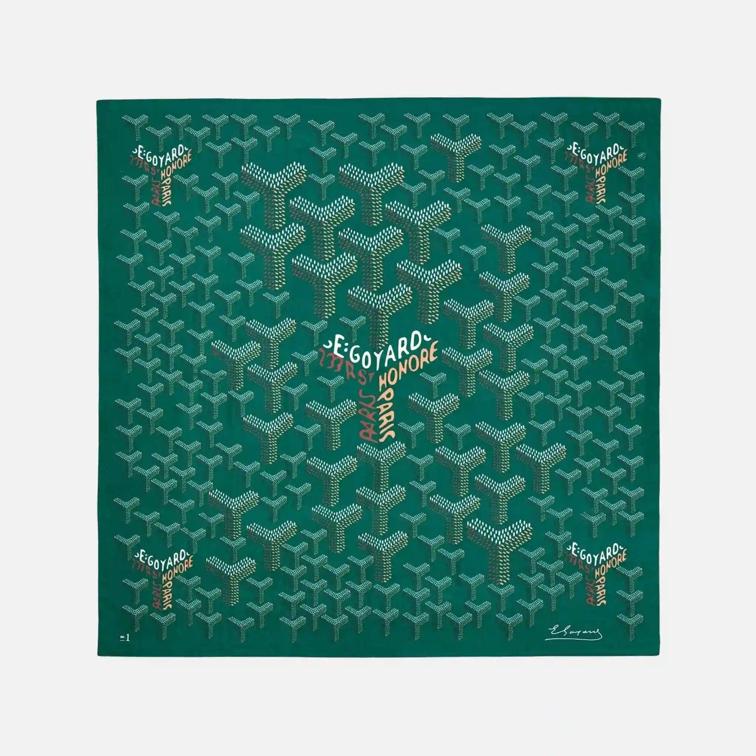 Goyard Shawl No 1, Green