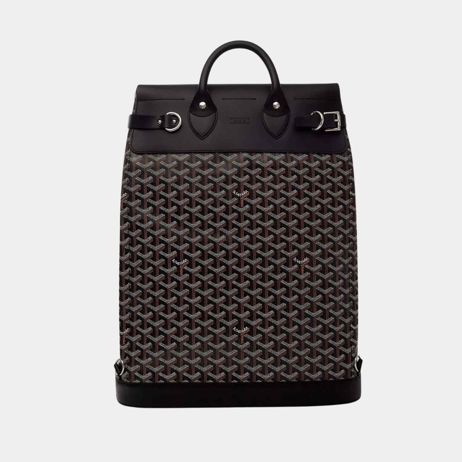 Goyard Steamer PM Bag, Black, Back