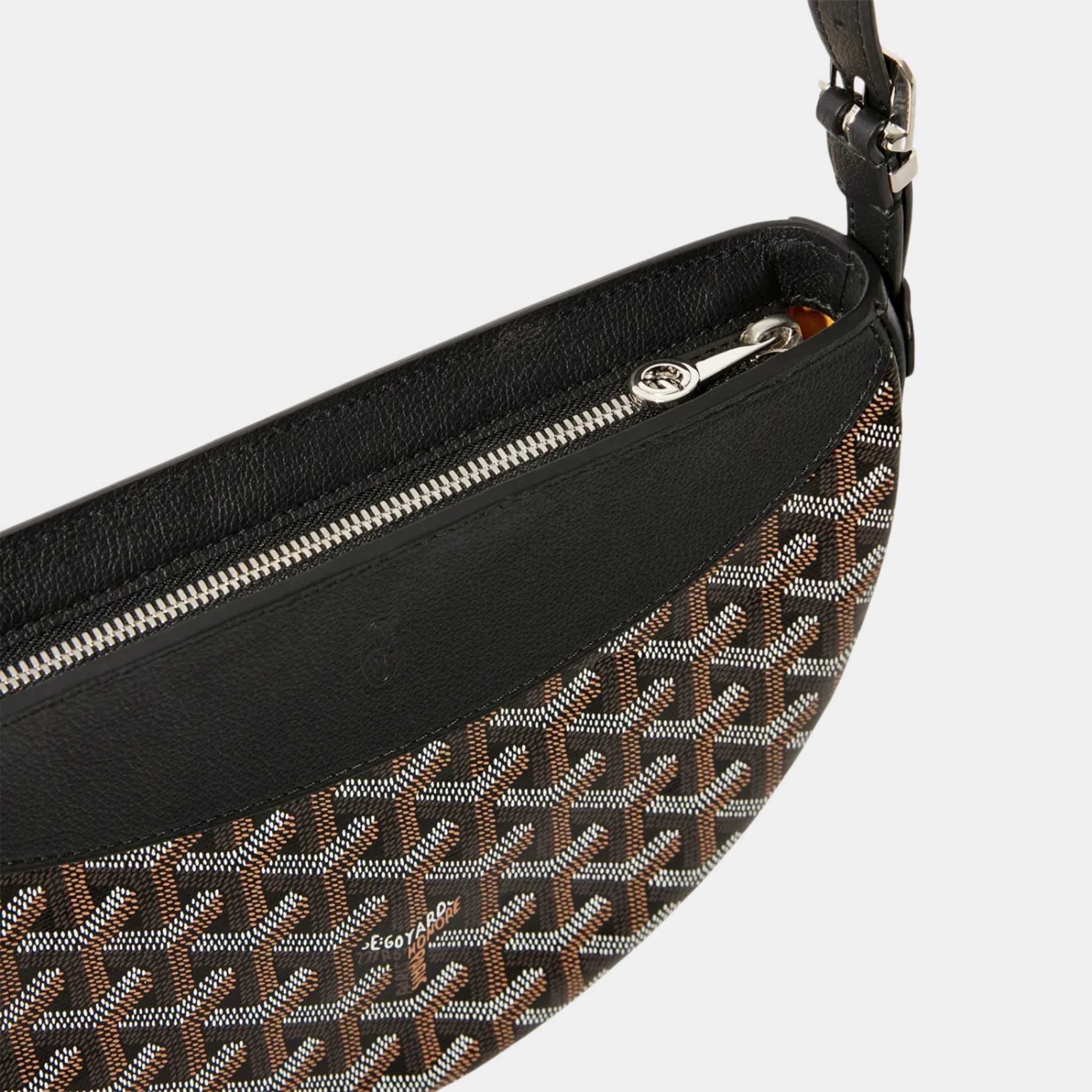 Goyard Swallow Bag Black, Closeup